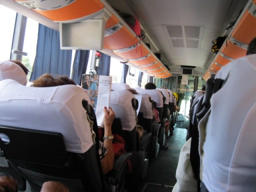 Ônibus da Util por dentro