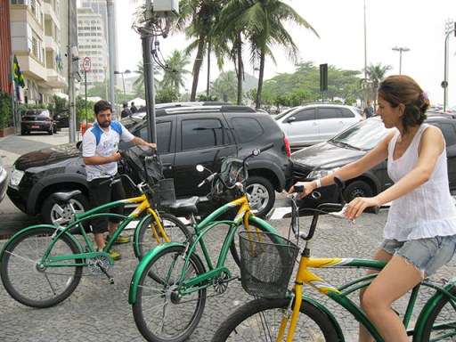 Orientações do tour de bicicleta