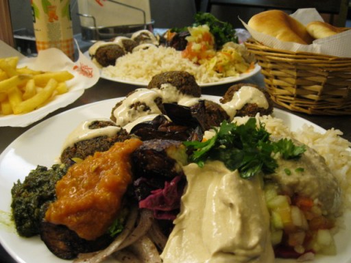 restaurante prato vegetarino