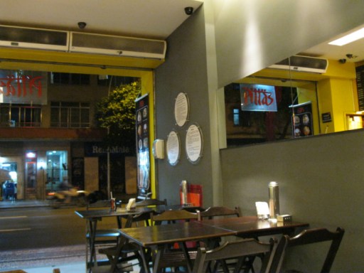 restaurante vegetariano Pittas Espaço interno