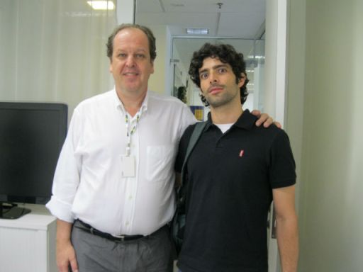 Presidente da ABEAR Eduardo Sanovicz e o Rodrigo