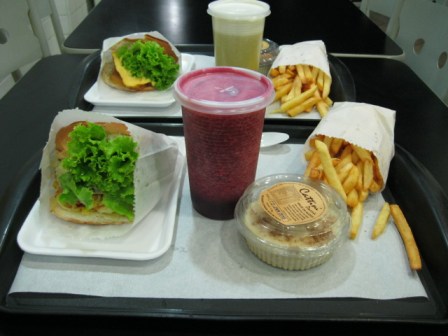 Hamburguer vegetariano e vegano