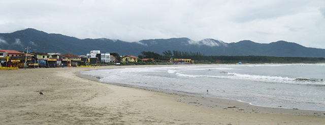 Praia da Barra em floripa