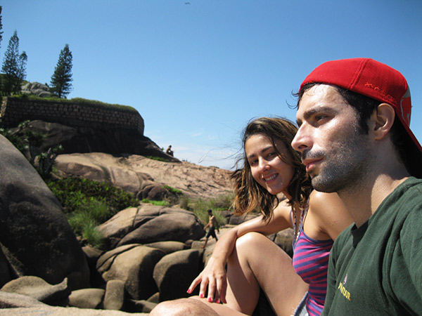 pedras da praia da joaquina