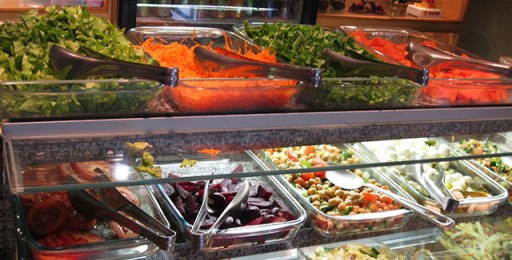 sefl service vegetariano