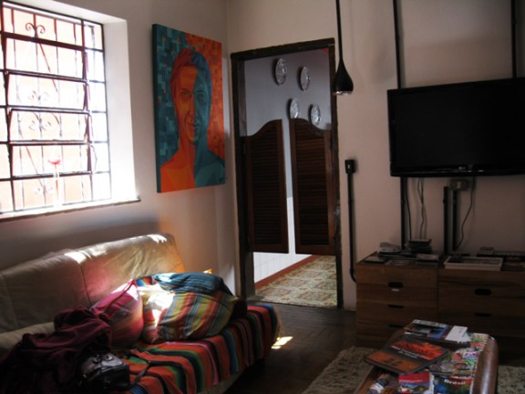 sala do hostel