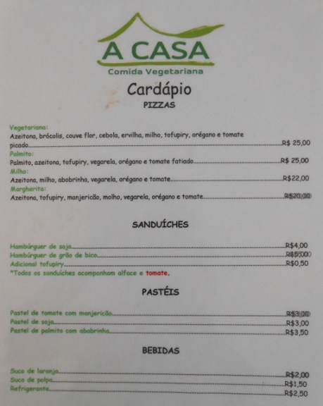 cardapio vegetariano natal