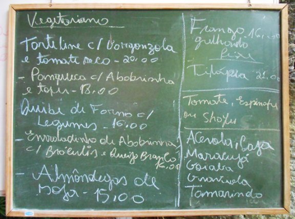 cardapio cantinho natureba