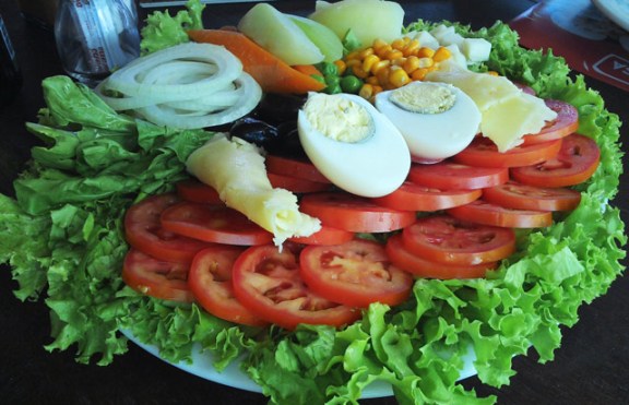 salada para vegetariano