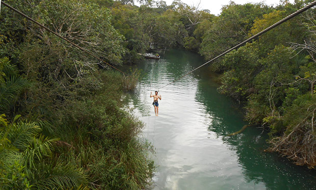 tirolesa cabanas bonito