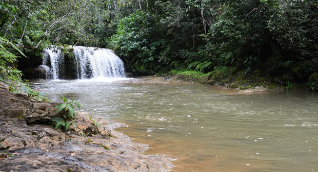 cachoeira da hidromassagem