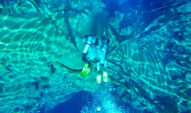 lagoa misteriosa mergulho