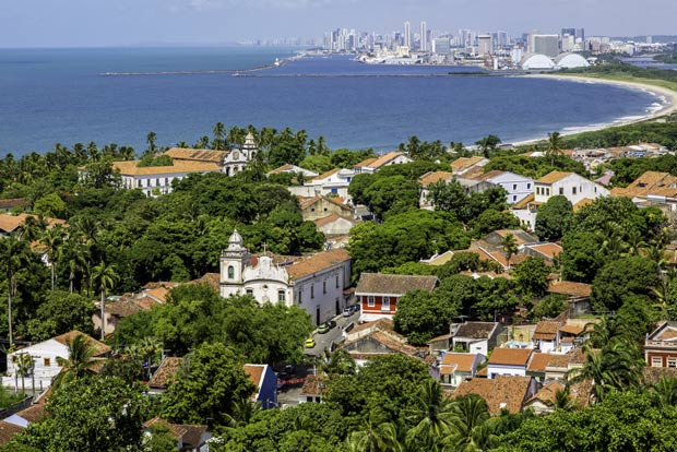 olinda vista de aviao