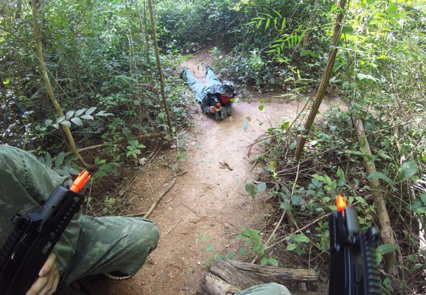 jogo de airsoft