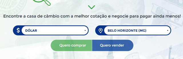 pesquisa de preco de dolar