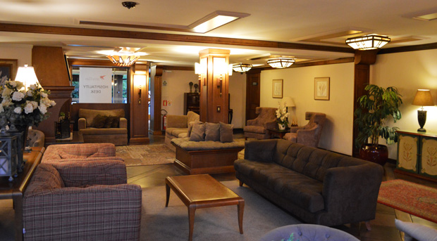 Sala de estar hotel alpestre