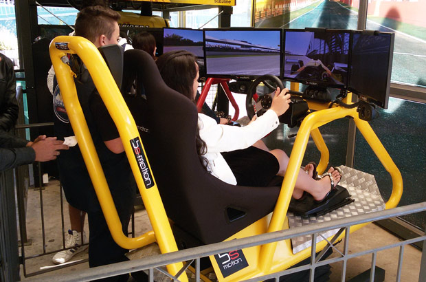 montanha russa de canela