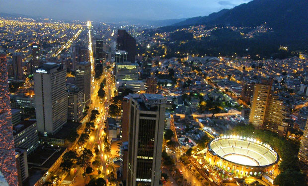 bogota vista do alto