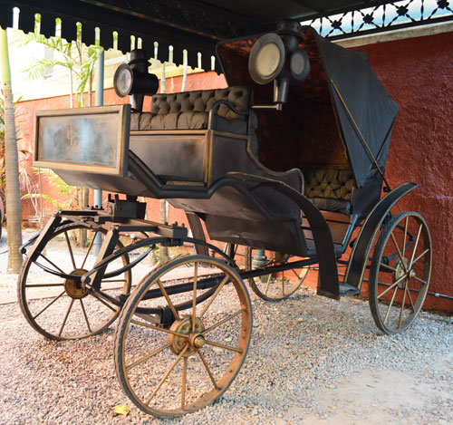 charrete antiga em museu